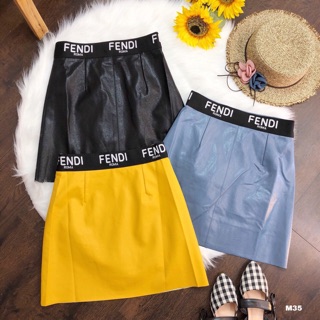 🔆 Chân váy da FENDI 🔆 ( Ảnh thật của shop 100% ).