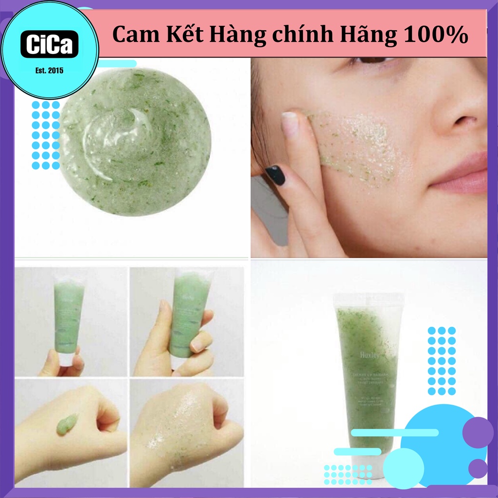 [CiCa Cosmetic] Huxley Tẩy Tế Bào Chết, Tẩy Da Chết Huxley Scrub Mask Sweet Therapy 30g - TTBC -TDC