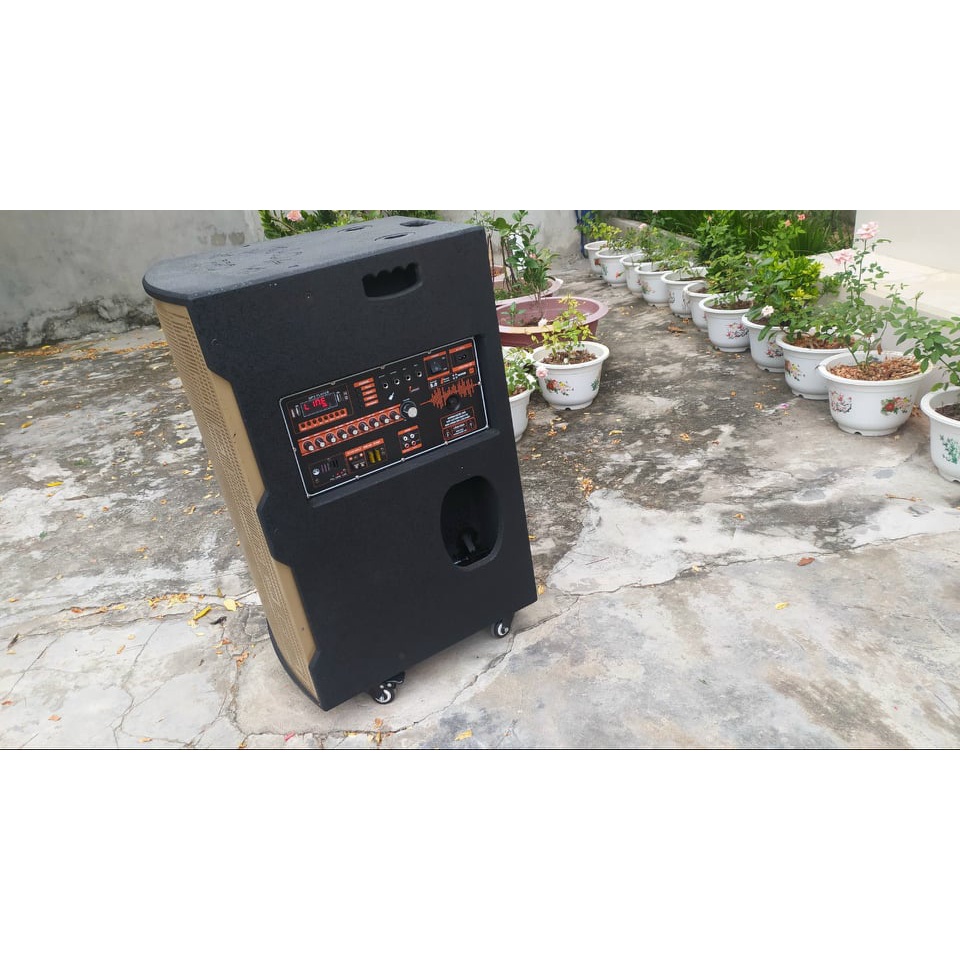 Loa kéo KARAOKE cao cấp bass 50 hàng đặt riêng - 3 đường tiếng + MICRO xịn xò