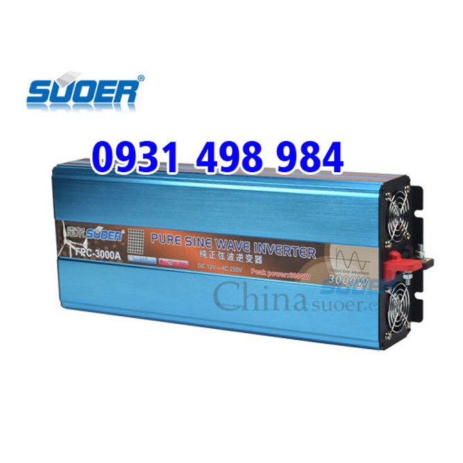 Bộ chuyển điện sin chuẩn 3000w 12v lên 220v 3000w suoer FPC-3000A