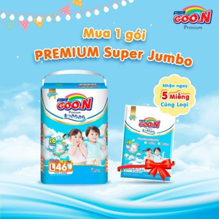 Tặng 5 miếng.tã dán/ bỉm quần premium m60/l50/xl46/m56/l46/xl42/xxl36/xxl26