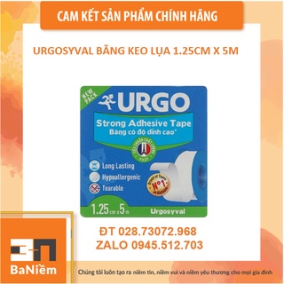 Băng keo lụa urgo syval 1,25x5m; 2.5cm x5m