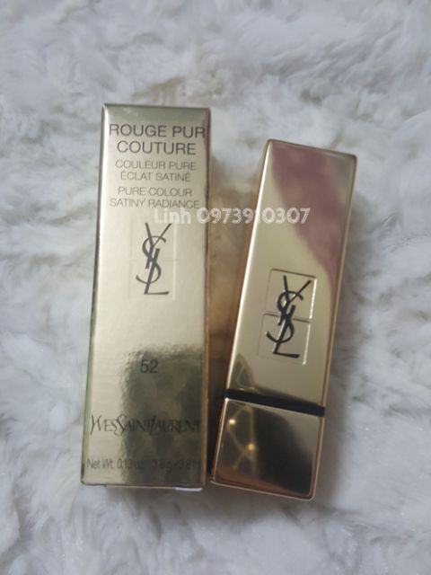 Son YSL màu 52 Rosy Coral ( Bill mua tại Đức)