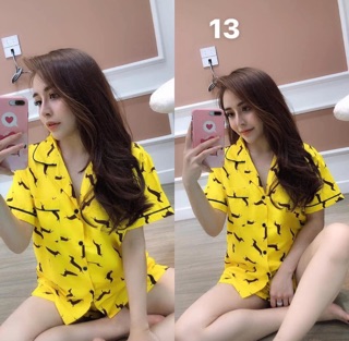 Bộ ngủ chất Kate Thái