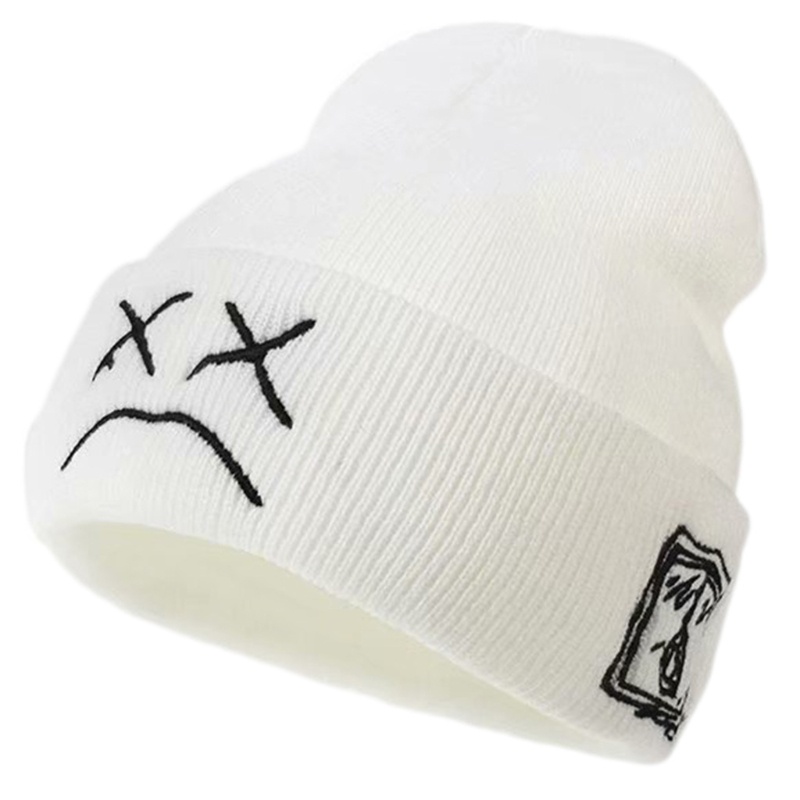 Mũ Len Beanie In Hình Gương Mặt Vui Nhộn Hợp Thời Trang Cho Nam Và Nữ