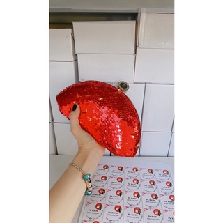 Cốp đi tiệc siêu sang hình thật( kèm dây đeo)
