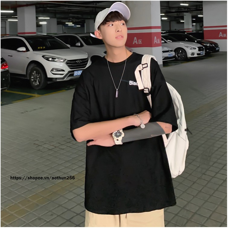 Áo phông nam nữ unisex 3 Màu Đơn Giản tay lỡ oversize basic form rộng white - black- yellow áo thun nam nữ tay lỡ