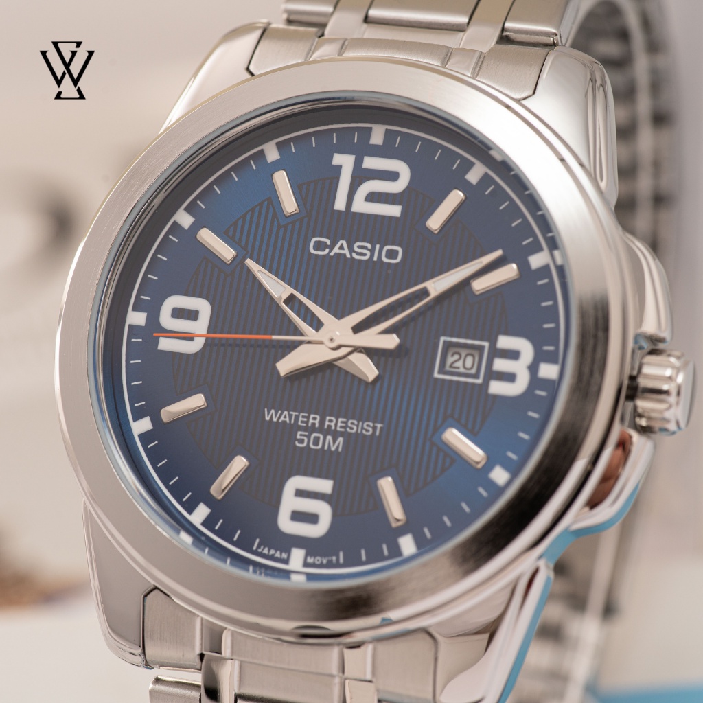 Đồng Hồ Quartz Nam Casio WATCHSTORE MTP-1314D-2AVDF Thiết Kế Kính Khoáng 42mm, Dây Kim Loại, Vỏ Thép Không Gỉ