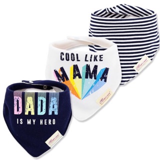 Set 3 yếm momcare lót nỉ cho bé