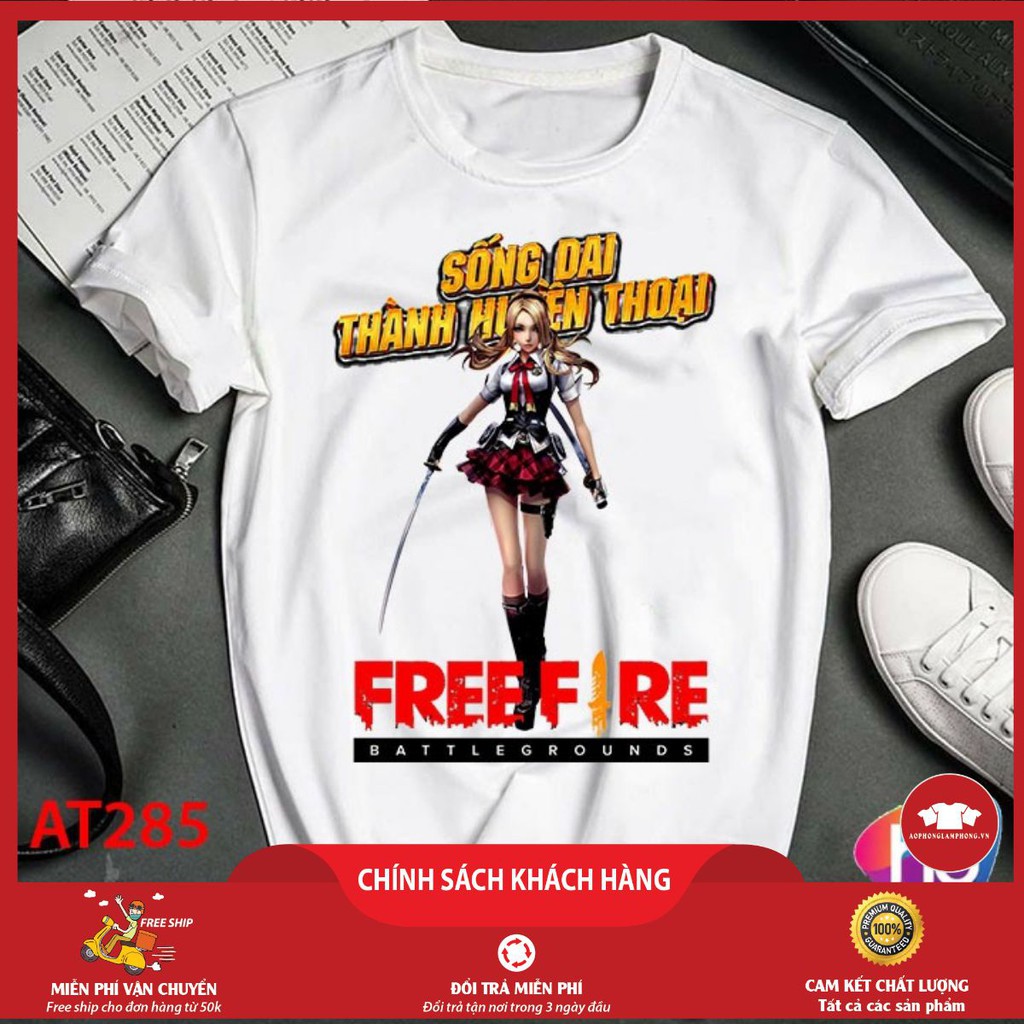 Áo Thun Nam Free Fire (Chất mịn mát)
