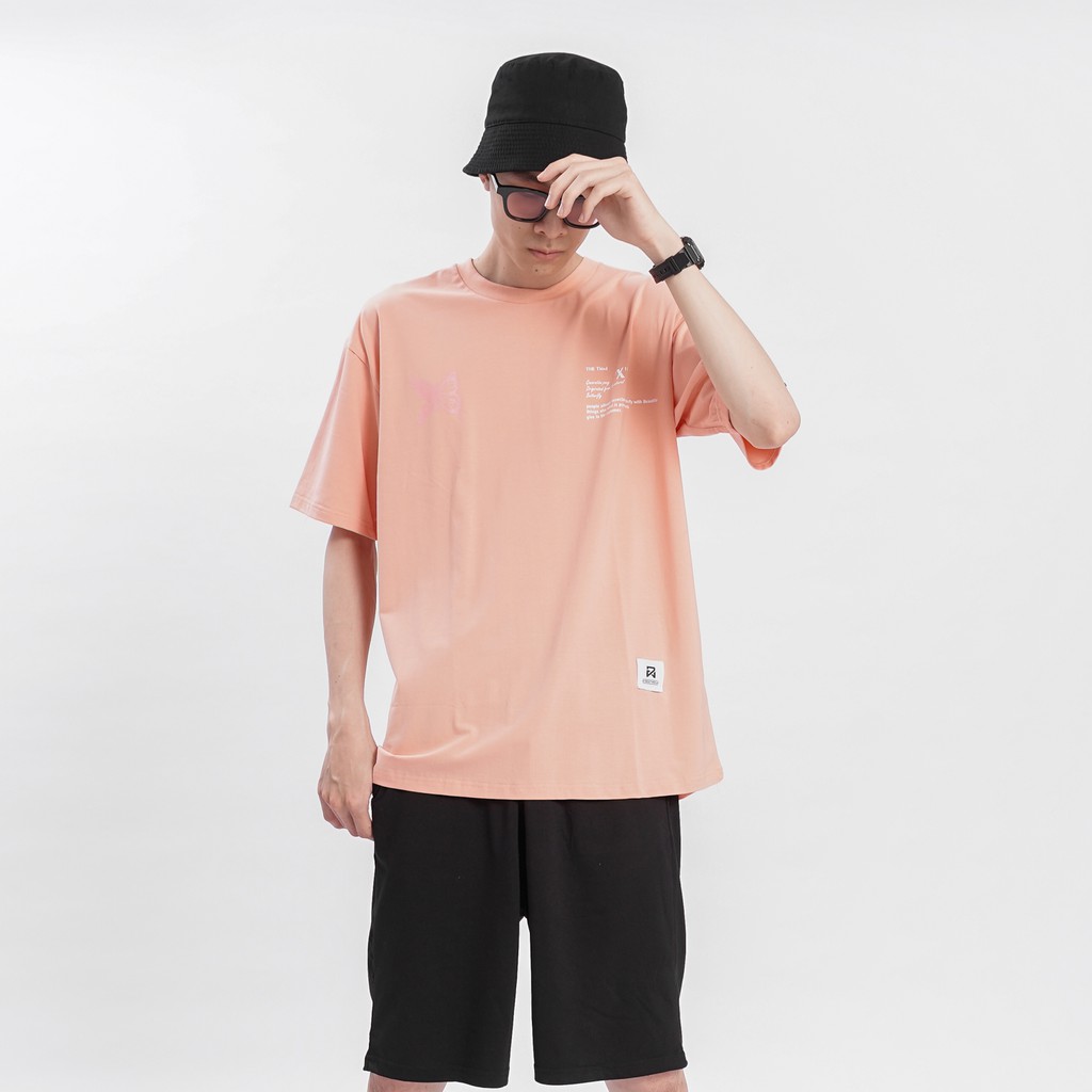 Áo thun unisex N7 Butterflyming phông tay lỡ nam nữ form rộng Oversize