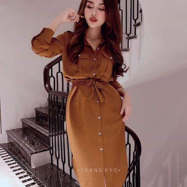 Đầm sơ mi thiết kế