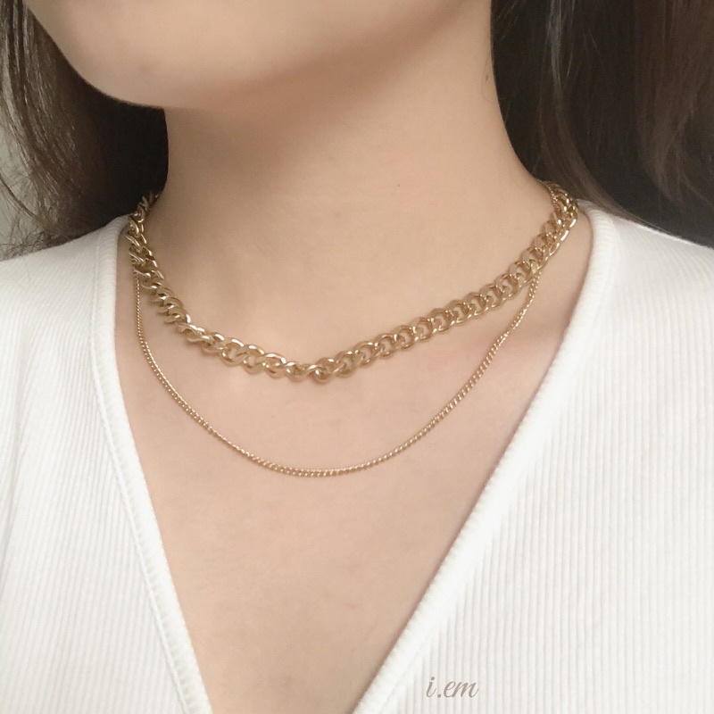 Dây chuyền nữ THÉP TITAN NGUYÊN CHẤT KHÔNG GỈ - Chainy necklace iem.18