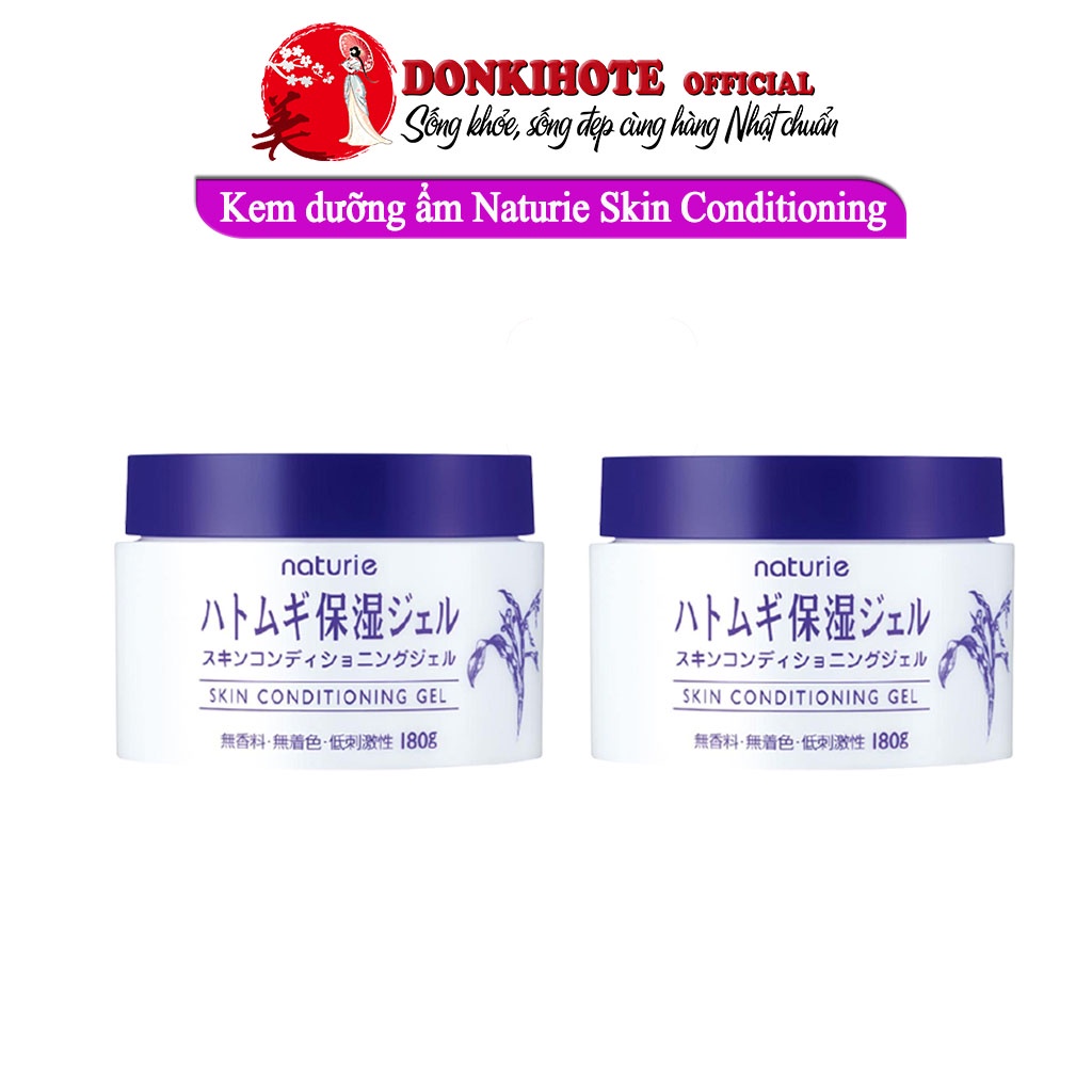 Kem dưỡng ẩm cho da dầu,kem dưỡng ẩm trắng da Naturie Skin Conditioning Nhật Bản 180 gr