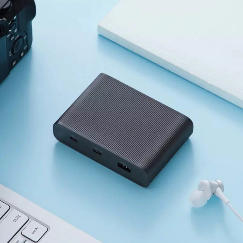 Bộ sạc chuẩn PD 3 usb 65w Xiaomi Zmi HA932 2C1A kèm cáp Type C to C - Minh Tín Shop