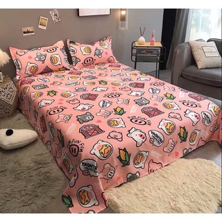 Set 4 Món Ga Gối Vỏ Chăn Lồng Ruột Mẫu LỢN HỒNG cho bé gái trungvbhp_shopalot2