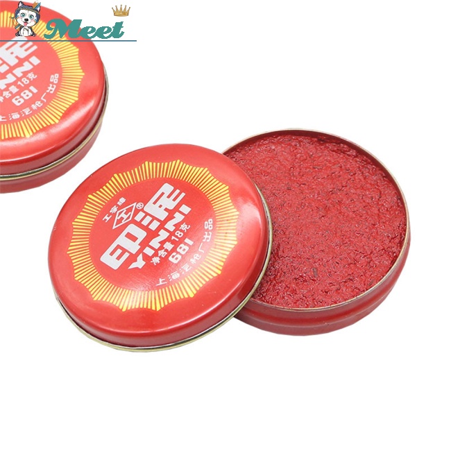 Đệm Mực Tròn 18g Dùng Cho Con Dấu Khắc Chữ Thư Pháp