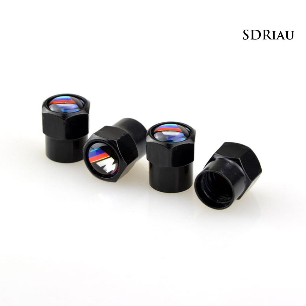 Bộ 4 nắp kim loại chống bụi cho van lốp xe bmw