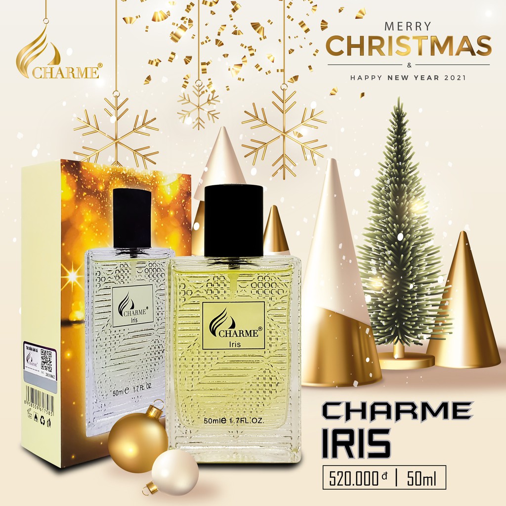 Nước hoa nam IRIS - NHẸ NHÀNG ĐẦY SANG TRỌNG (50ML) | Thế Giới Skin Care