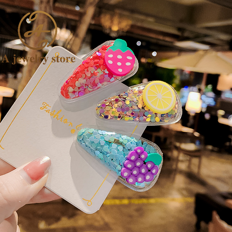 Kẹp Tóc Hình Trái Cây Dễ Thương Cho Bé Gái