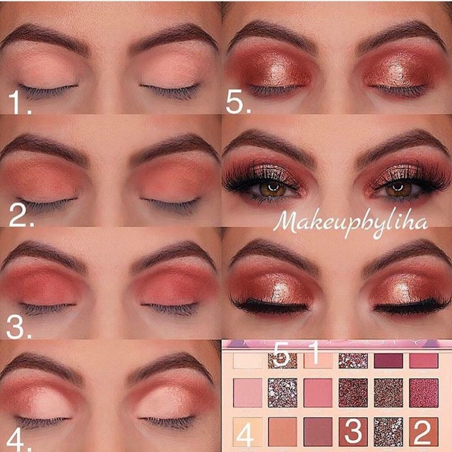 Bảng phấn mắt huda - nude