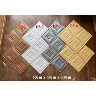 Combo 10 tấm xốp giả da xám p3.3