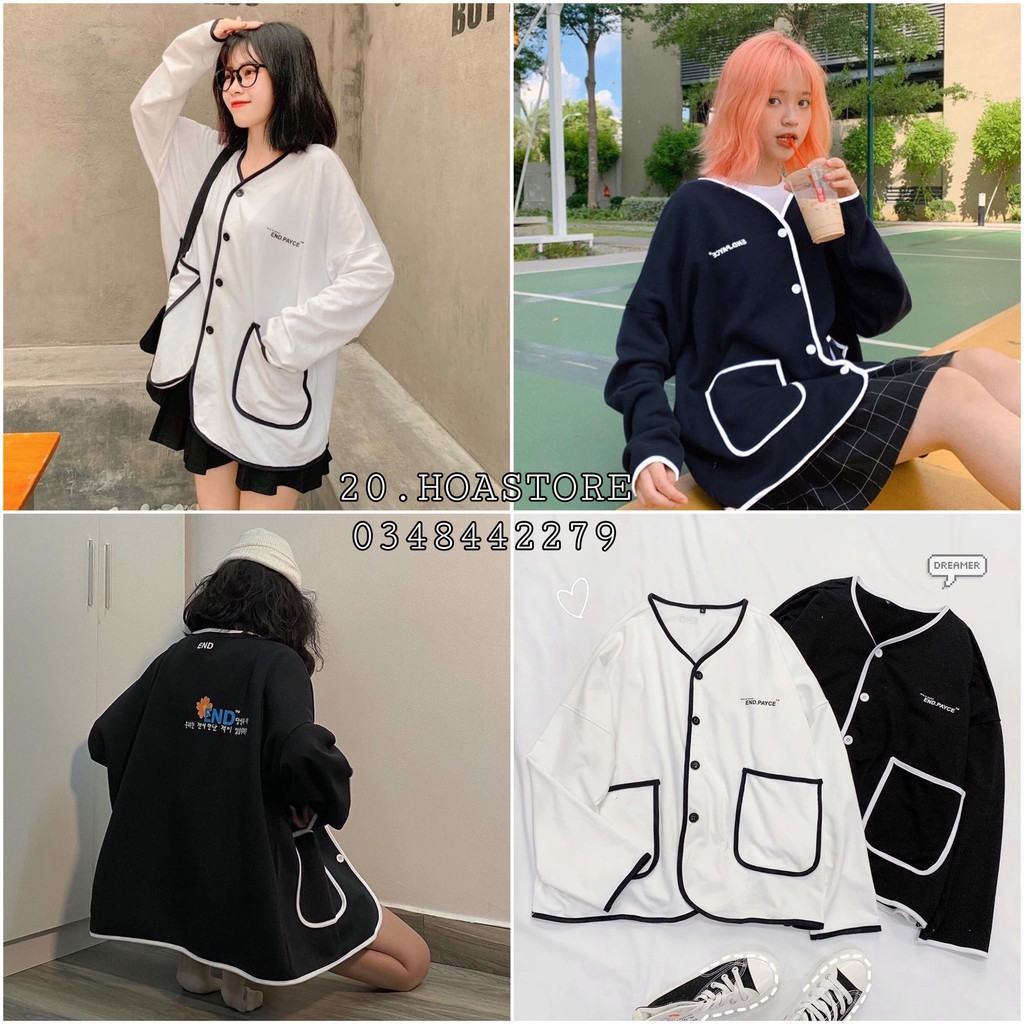 ÁO KHOÁC CARDIGAN END.PAYCE ĐEN TRẮNG - ÁO CARDIGAN END PAYCE UNISEX