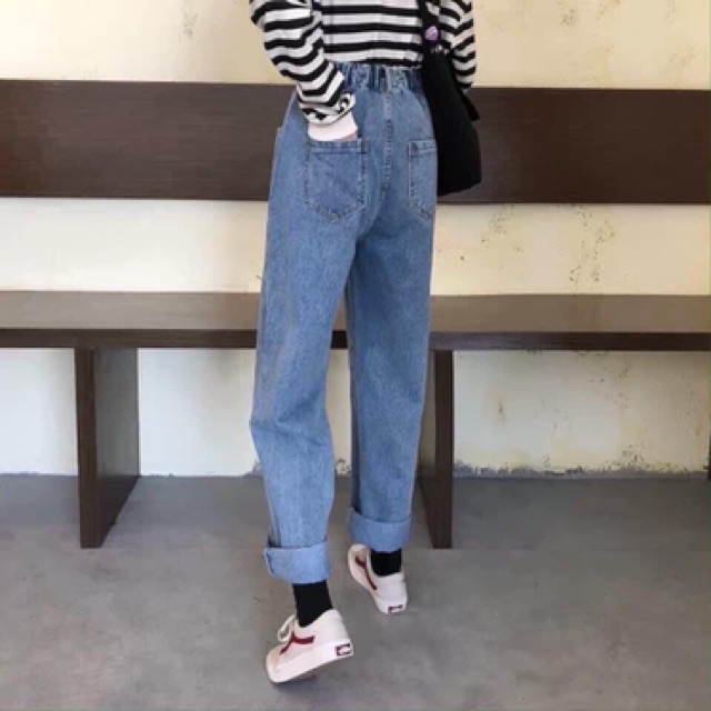 Quần bò móc khuy ống rộng👉kéo sang xem video ảnh thật | BigBuy360 - bigbuy360.vn