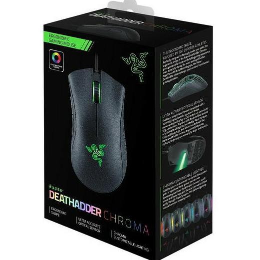 Chuột Chơi Game Razer Deathadder Chroma Overwatch Oem Màu Xanh Lá