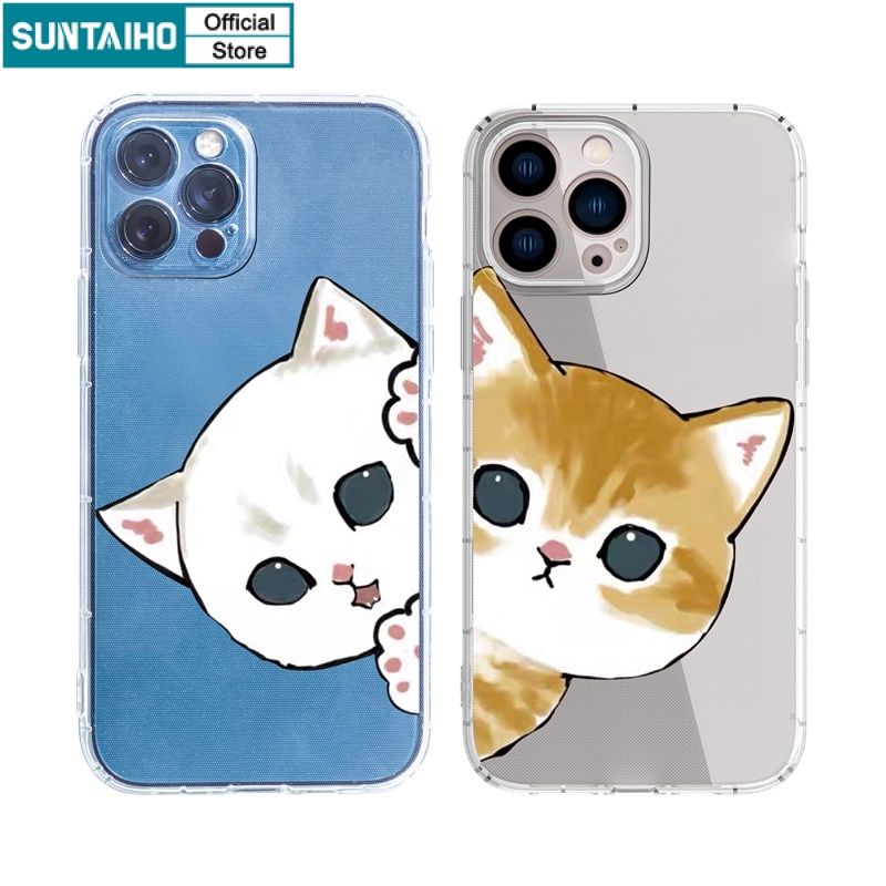 Ốp lưng iphone Ốp điện thoại Suntaiho bằng TPU họa tiết hoạt hình thích hợp cho IPhone 13 12 11 X Xs XR Pro Max 8 7 Plus