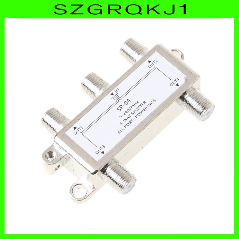 Bộ Chia Tín Hiệu Vệ Tinh 4 Cổng Catv Hdtv 5-2400mhz