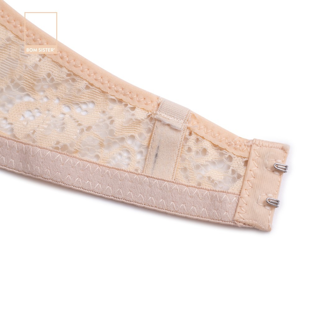 Áo lót mút mỏng chất ren không gọng thoải mái màu trơn nâng ngực tự nhiên BOM SISTER A1230 | BigBuy360 - bigbuy360.vn
