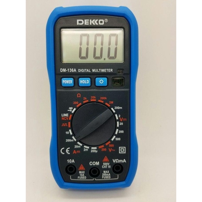 Đồng Hồ Vạn Năng Kỹ Thuật Số DEKKO DM-136A / DM136A Thay Thế DM 133D