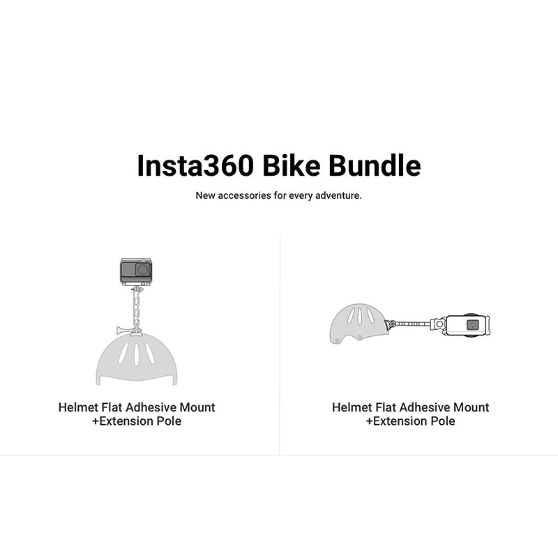 Combo bộ ngàm gắn xe đạp cho Insta360 One X2 | BigBuy360 - bigbuy360.vn