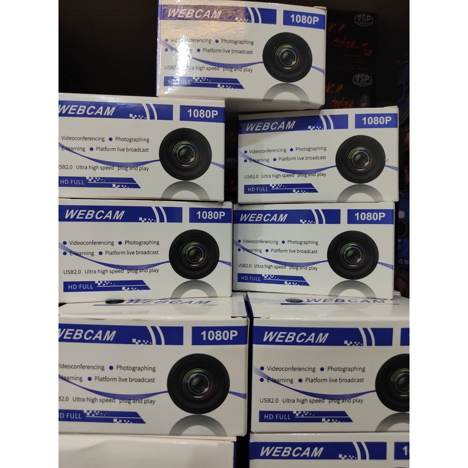 Webcam Full HD 1080P cho máy tính - Học trực Tuyến - Online