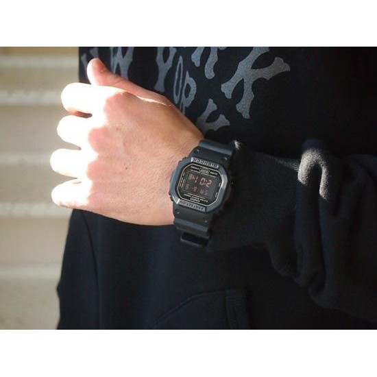 Đồng hồ nam nữ Casio GShock Dw 5600MS chính hãng dành cho nam và nữ thiết kế nhỏ gọn tinh tế đen nhám