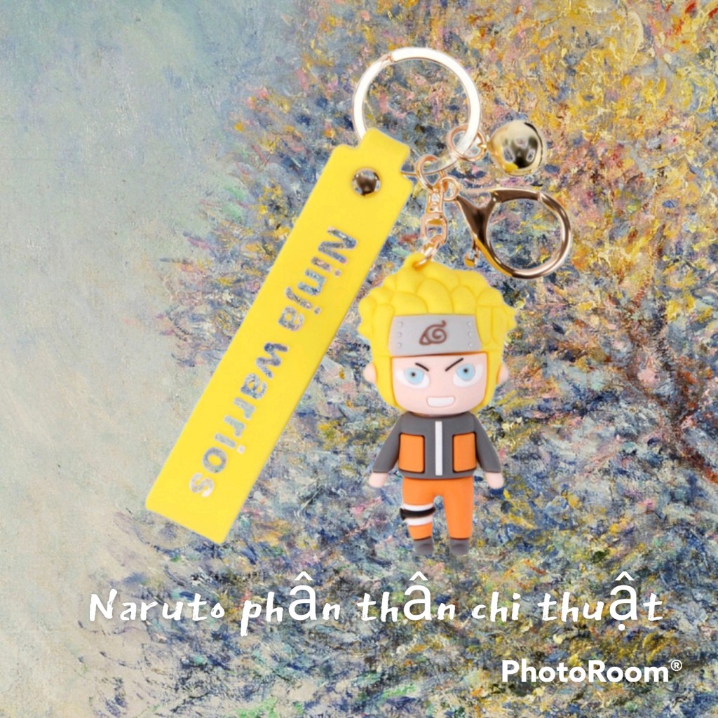 Móc khóa, móc khóa cute anime hoạt hình phim NARUTO làm bằng chất liệu pvc siêu dễ thương có kèm theo dây treo siêu bền