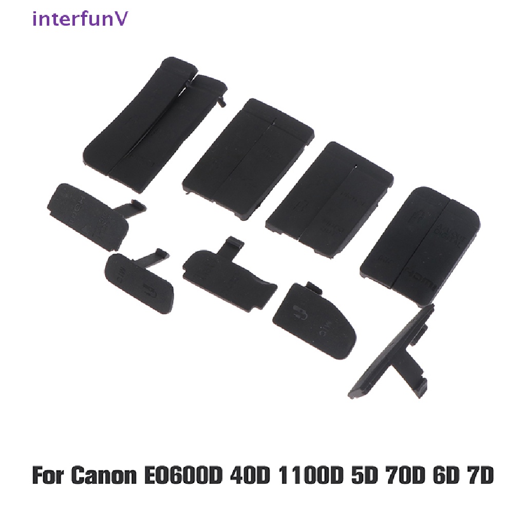 Vỏ Bọc Đáy Cửa Bằng Cao Su Chuyên Dụng Cho Canon EO600D 40D 1100D 5D 70D 6D 7D USB