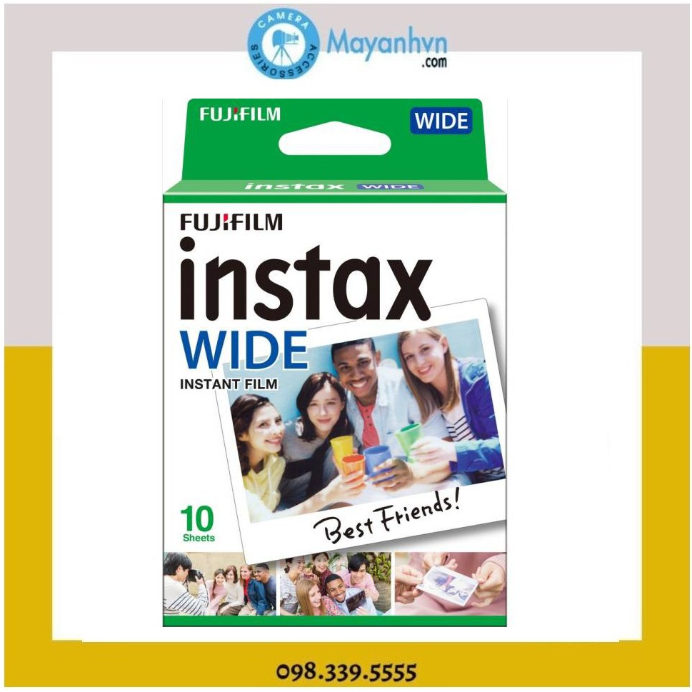 Film Instax Wide- Giấy in ảnh sử dụng cho dòng máy ảnh instax Wide (10 tấm ảnh)