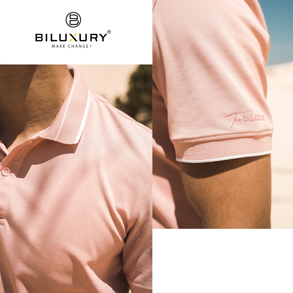 Áo polo nam cổ bẻ Biluxury vải cotton thun trơn form chuẩn trẻ trung thiết kế phong cách 5APCT017HOG | BigBuy360 - bigbuy360.vn