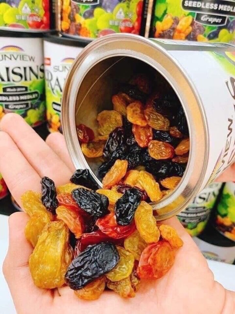 1 HỘP NHO KHÔ RAISINS hũ 425g loại hỗn hợp | BigBuy360 - bigbuy360.vn