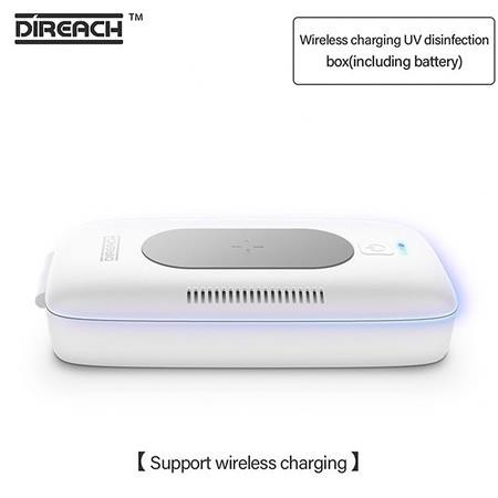 Hộp tiệt trùng UVC LED di động tich hợp sạc không dây DIREACH - Model No.SH101A