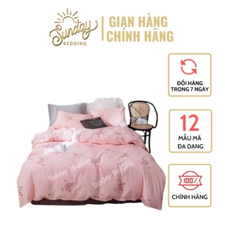 Bộ vỏ chăn và ga gối cotton poly nhập khẩu Hàn Quốc cao cấp