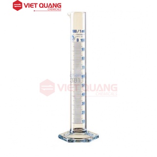 Ống đong thủy tinh có vạch chia VietQuangchemicals 500mL