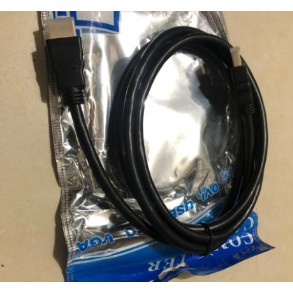 Cáp tín hiệu hdmi tròn đen 1.5m