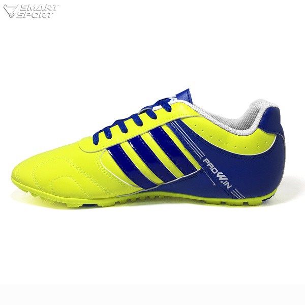 Giày bóng đá, đá bóng, giày đá banh Prowin 3 vạch mẫu mới nhất - màu xanh dương