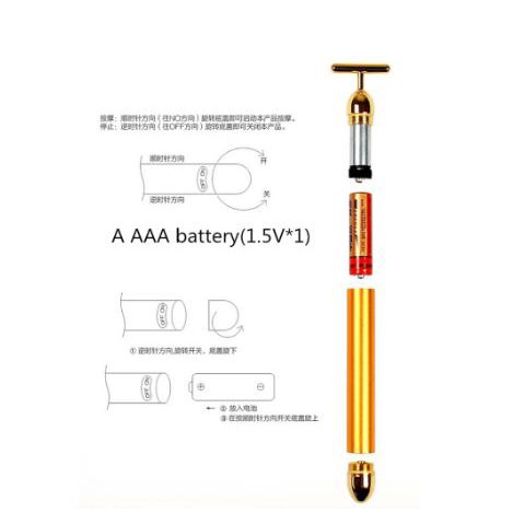 Cây lăn massage mặt nâng cơ  săn da mặt giảm nếp nhăn & Máy Mát Xa Mắt Mini - B0008