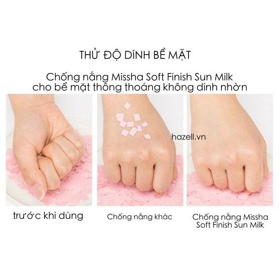 Kem chống nắng Missha Water Proof Sun Milk Spf50+ PA+++ 70ml (Xanh)