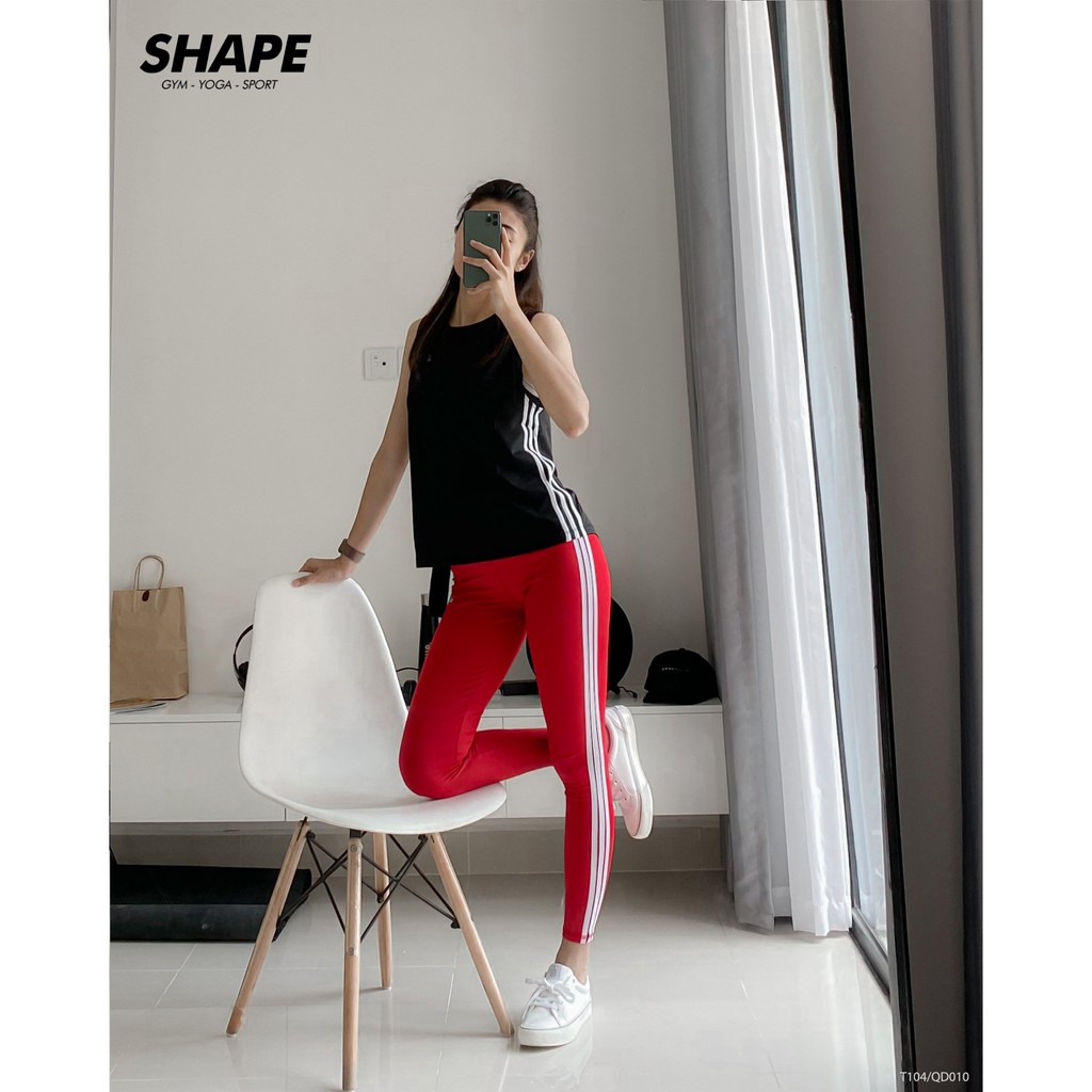 Áo tank top nữ A.d sọc bên kiểu dáng basic năng động [T104]