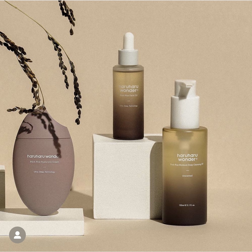 Tinh Dầu Cám Gạo Đen thuần chay HaruHaru Wonder  30ml